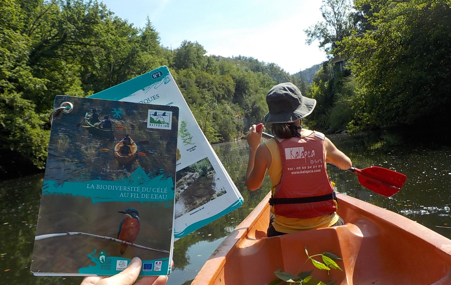 ©S.Soulas - PNRCQ Parc naturel régional - Géoparc mondial UNESCO des Causses du Quercy, Canoé et livret biodiversité
