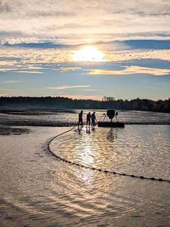 Pêche d'étang en Brenne